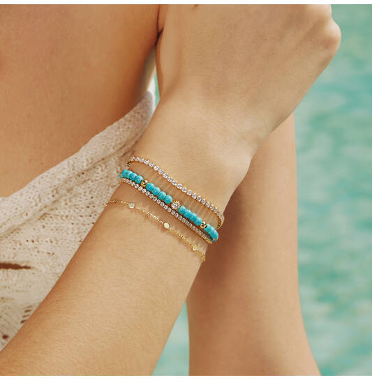  Chill Voyager - Schakelarmbanden - Zilver / 14kt GP - 18,5cm